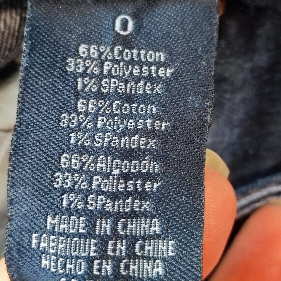 Seduction Victoria jeans straight leg blue women's size 0 / 33 - Picture 8 of 11